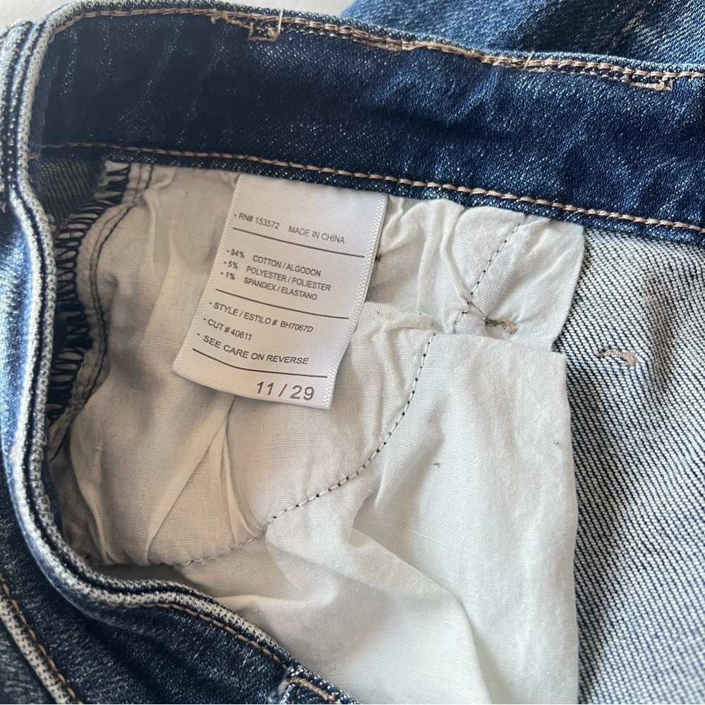 bohme Indigo Distressed High-Rise Stretch Skinny Jeans - Size 29 - EUC - Picture 11 of 11